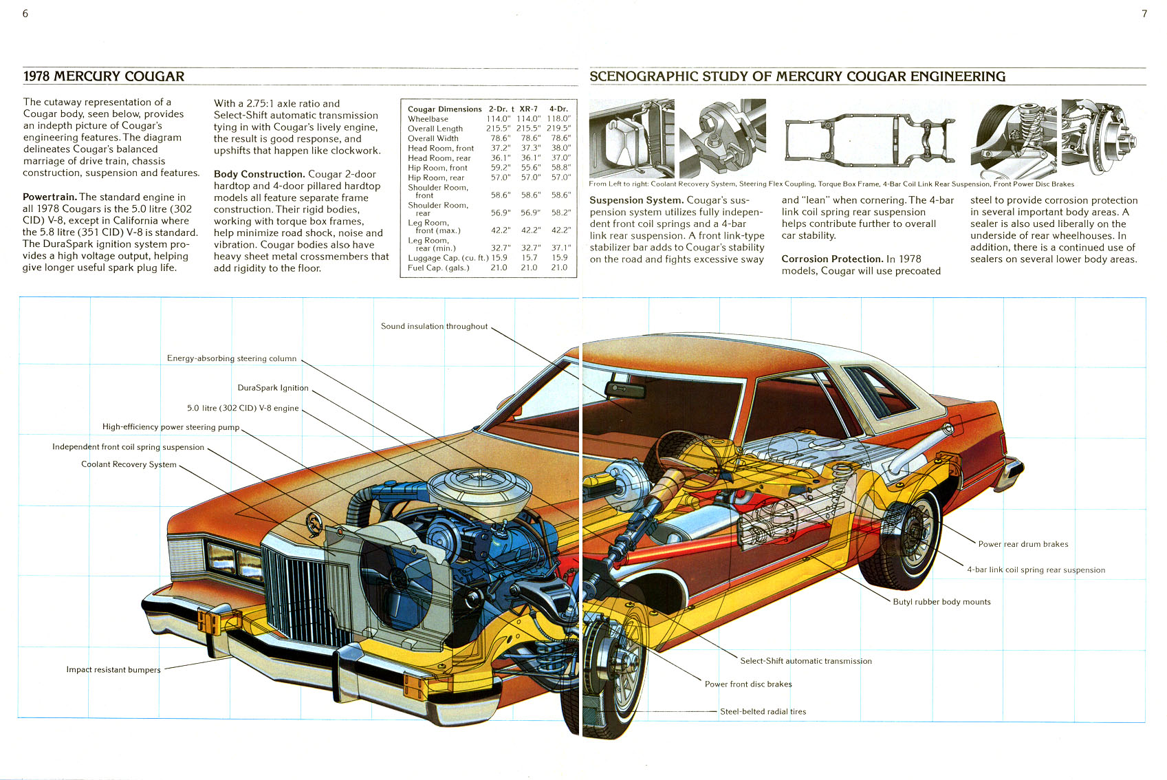 1978 Mercury Cougar Brochure Page 5